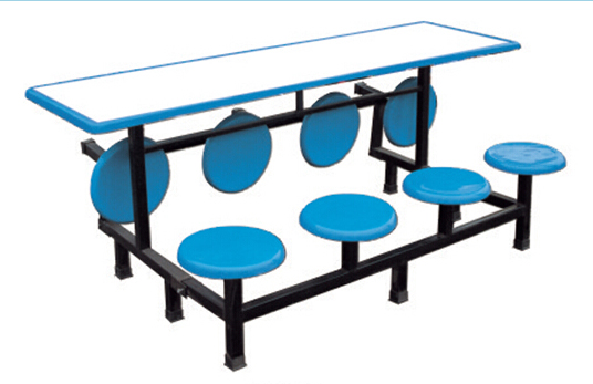 玻璃鋼圓凳餐桌 八人餐桌 六人餐桌 四人餐桌（QQW）